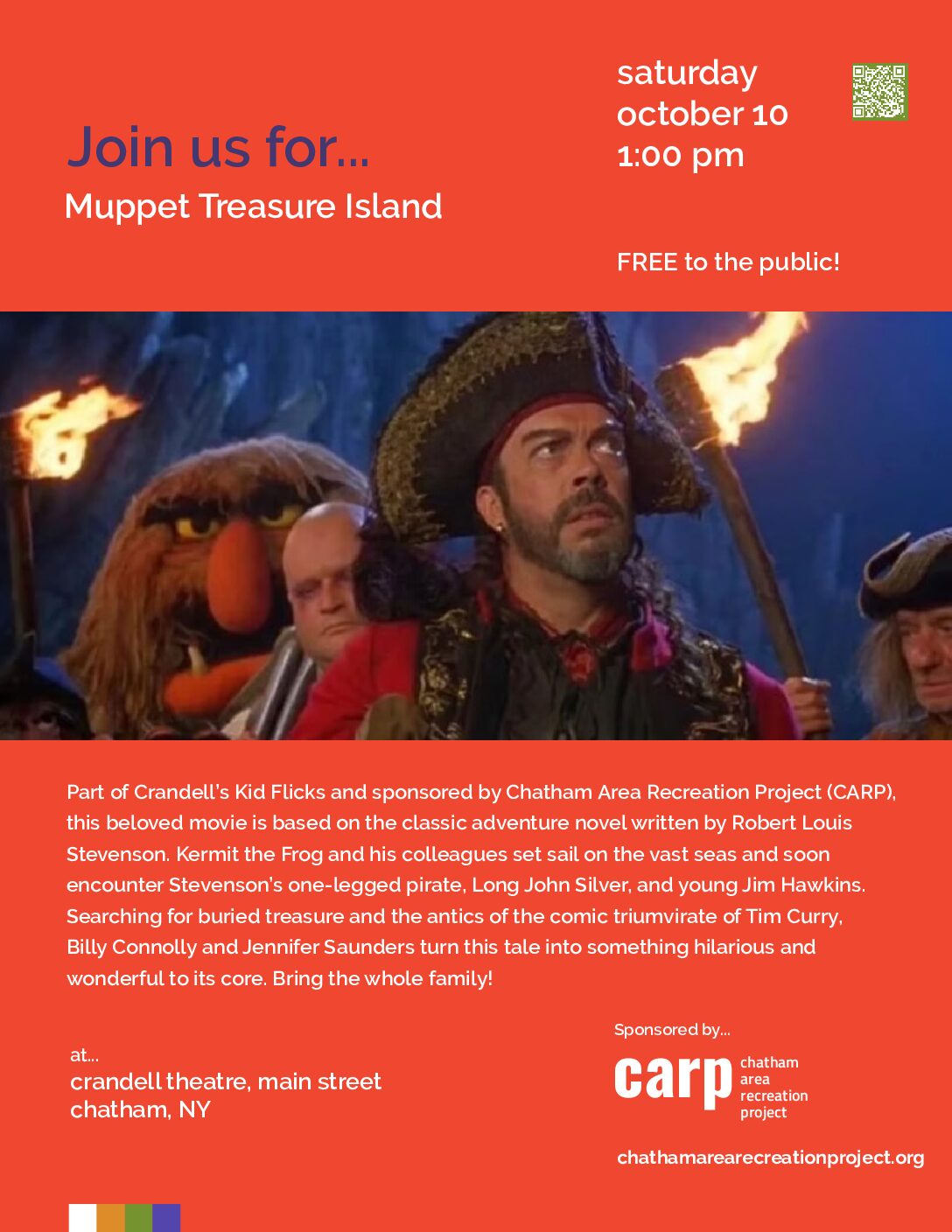 Avast Matey!!!! CARP Sponsors Muppet Pirate Movie